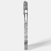 Hematite Gray Scribbled Texture Case-Mate iPhone Hülle (Rückseite / Links)