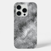 Hematite Gray Scribbled Texture Case-Mate iPhone Hülle (Rückseite)