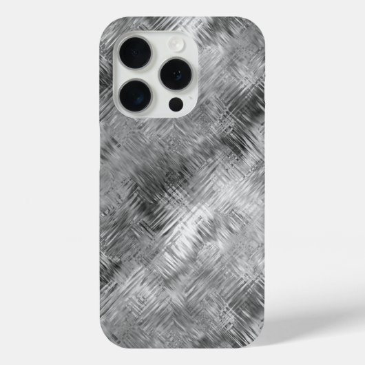Hematite Gray Scribbled Texture Case-Mate iPhone Hülle (Rückseite)