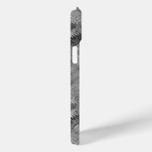 Hematite Gray Scribbled Texture Case-Mate iPhone Hülle (Rückseite / Rechts)