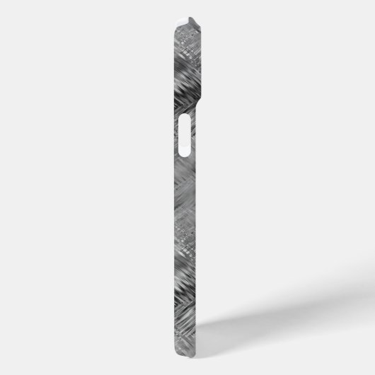 Hematite Gray Scribbled Texture Case-Mate iPhone Hülle (Rückseite / Rechts)