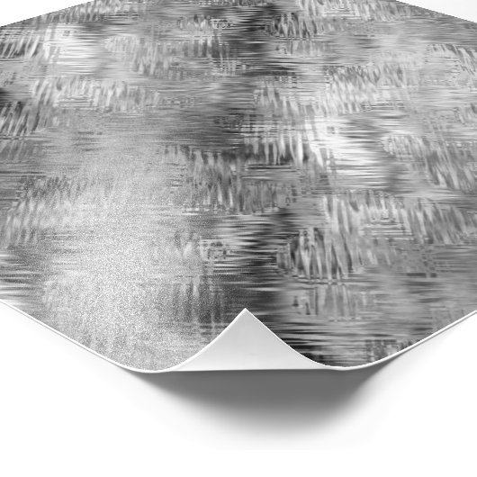 Hematite Gray Scribbled Texture Fotodruck (Ecke)