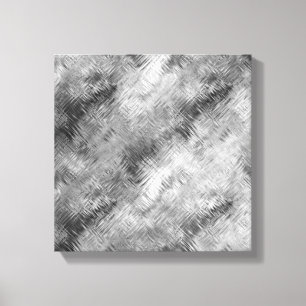 Hematite Gray Scribbled Texture Leinwanddruck
