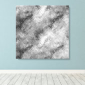 Hematite Gray Scribbled Texture Leinwanddruck (Insitu (Holzboden))