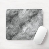 Hematite Gray Scribbled Texture Mousepad (Mit Mouse)