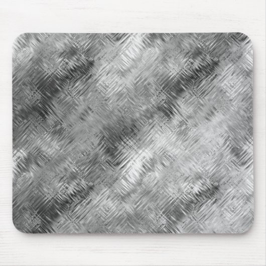 Hematite Gray Scribbled Texture Mousepad (Vorne)