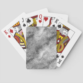 Hematite Gray Scribbled Texture Spielkarten