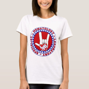 HEMATOLOGISTISCHE HEMATOLOGIE SPEZIALIST LOGO ROUN T-Shirt