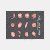 Hematology Red Blood Cell Laboratory Science Hemat Fleecedecke (Vorderseite (Horizontal))