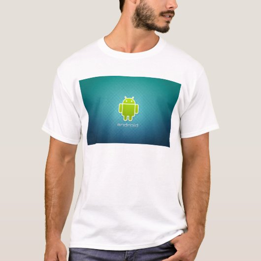 Hemd Android & Tux T-Shirt (Vorderseite)