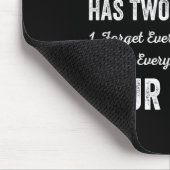 Hemd Angst Bedeutungen Vergessen Gesicht Alles Mousepad (Ecke)