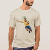 Hemd Brasilien Ronaldinho Gaucho Tor von Hut 1999 T-Shirt (Vorderseite)