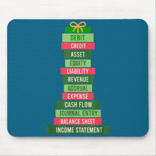 Hemd Buchhaltung Weihnachten Erstelle Tabellen Kuh Mousepad