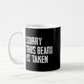 Hemd Ehemann Entschuldigung Bart Gebunden Ehe Kaffeetasse (Links)