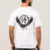 Hemd ehrt von dem Samurai T-Shirt (Rückseite)