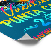 Hemd Familienurlaub Punta Cana passend Poster (Ecke)