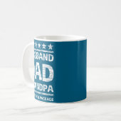 Hemd für Ehemann Vater Opa Geschenk für ihn Kaffeetasse (Vorderseite Links)
