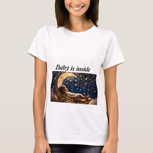 Hemd für schwangere Frauen T-Shirt (Vorderseite)