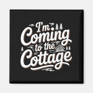 Hemd Kommendes Cottage Lake Cabin Camping Magnet