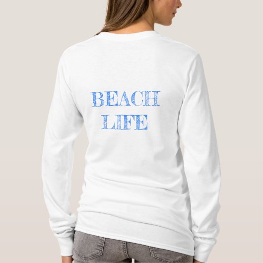 Hemd; Leuchtturm 5; blau T-Shirt (Rückseite)