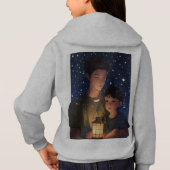 Hemd mit einem Bild von Mädchen und ihrer Mutter Hoodie (Rückseite)