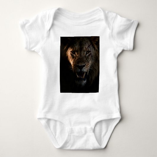 Hemd mit einem Löwen Baby Strampler (Vorderseite)