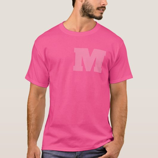 Hemd mit Monogramm "m" T-Shirt (Vorderseite)