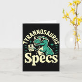 Hemd Optometrie Dinosaurier Optiker Optikerin Karte (Gelbe Blume)
