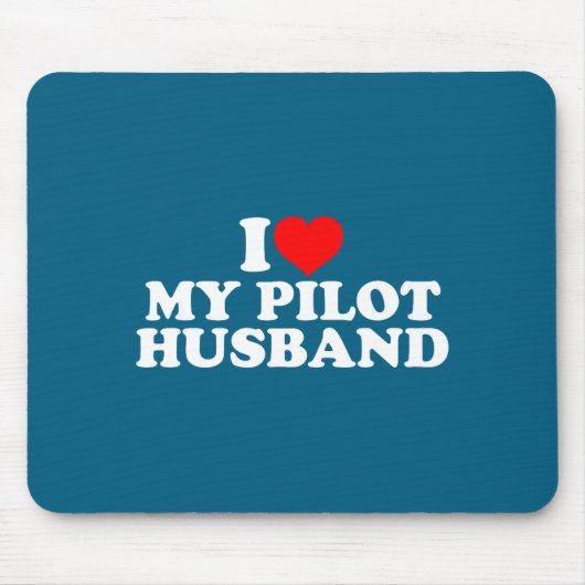 Hemd Pilot Ehemann Mousepad (Vorne)