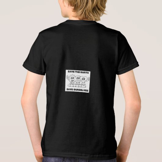 Hemd - Rett der Erde Tri-Blend Shirt (Rückseite)