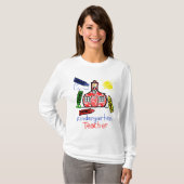 Hemd-Schulhaus u. Zeichenstift der T-Shirt (Vorne ganz)