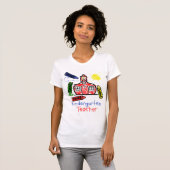 Hemd-Schulhaus u. Zeichenstift der T-Shirt (Vorne ganz)