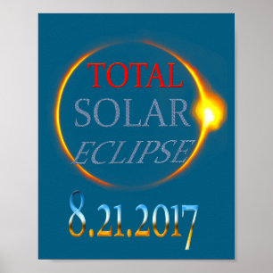 Hemd Totale Sonnenfinsternis 2017 Poster