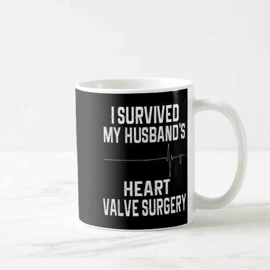Hemd überlebte die Herzklappenoperation des Eheman Kaffeetasse (Rechts)