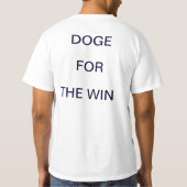 HEMD VON DOGE FOR THE WIN T-Shirt (Rückseite)