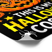 Hemdhemd Halloween 2025 Pumpkin Kostüm Men Wom Poster (Ecke)