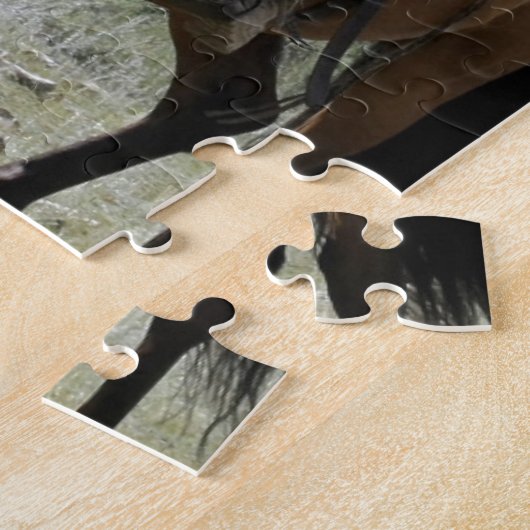 Hemdloser Putin reitet ein Pferd Puzzle (Seite)