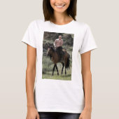 Hemdloser Putin reitet ein Pferd T-Shirt (Vorderseite)
