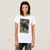 Hemdloser Putin reitet ein Pferd T-Shirt (Vorne ganz)
