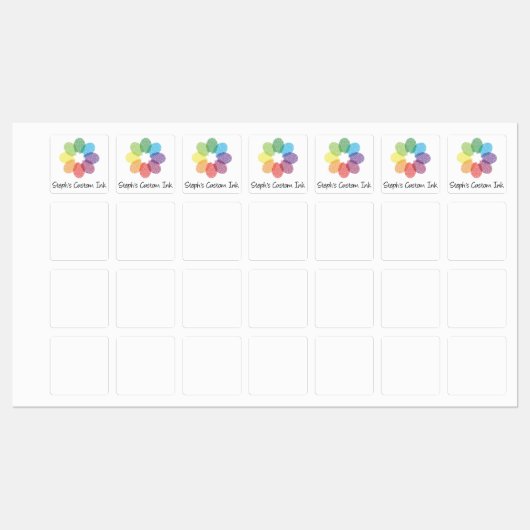 Hemdmarken Etiketten (Blatt)