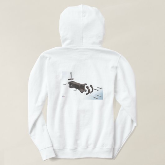 Hemdpotenz Hoodie (Design Rückseite)