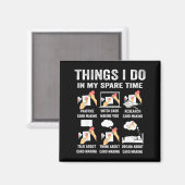 Hemdsachen Freizeit Hobby Karte Magnet (Vorderseite/Rückseite)