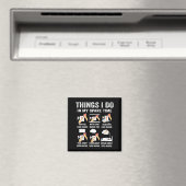 Hemdsachen Freizeit Hobby Karte Magnet (In Situ (Geschirrspüler))