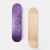 Heme-Molekül Strukturchemische Formel Skateboard (Vorderseite)