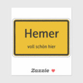 Hemer Aufkleber Sticker Autoaufkleber (Blatt)