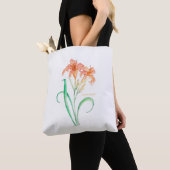 Hemerocallis (Tageslilie) Tasche (Von Nahem)