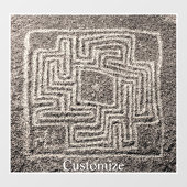 Hemet Maze Stone Thunder_Cove  Fensteraufkleber (Blatt)