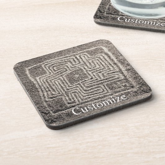 Hemet Maze Stone Thunder_Cove Getränkeuntersetzer (Linke Seite)