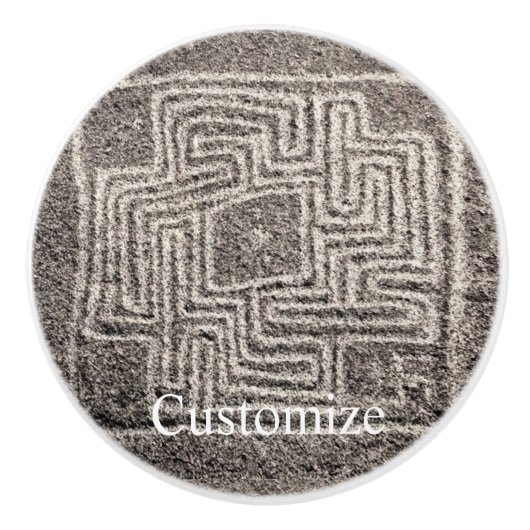 Hemet Maze Stone Thunder_Cove Keramikknauf (Vorderseite)