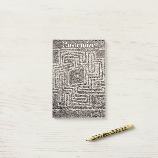 Hemet Maze Stone Thunder_Cove Post-it Klebezettel (Auf Schreibtisch)